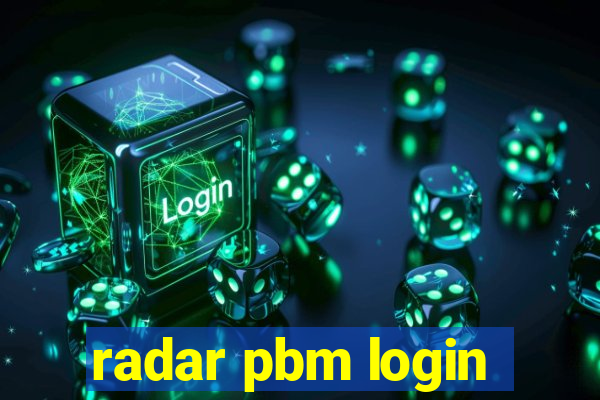 radar pbm login